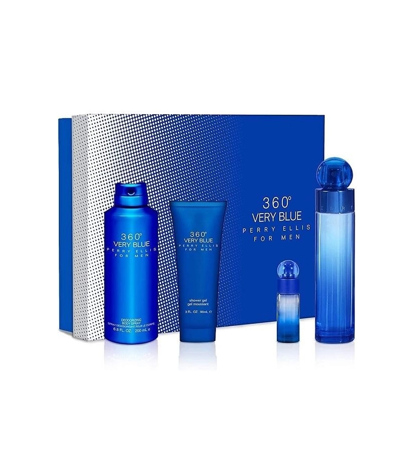 Estuche Perry Ellis Very Blue 4pzs H