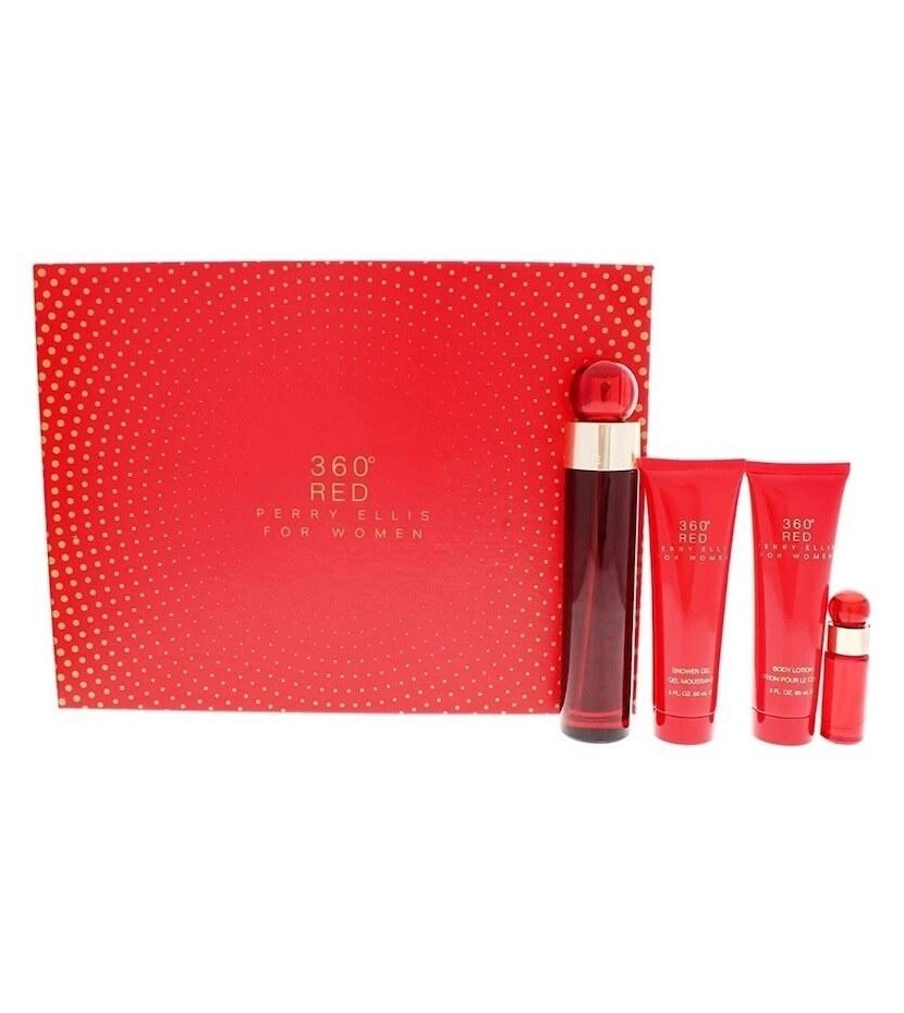 Estuche Perry Ellis Red 4pzs M